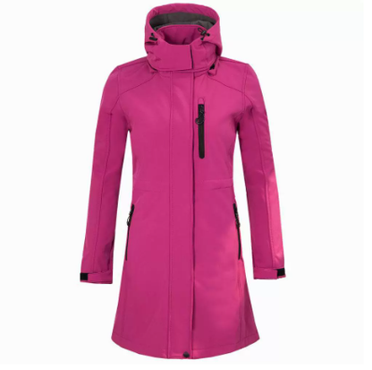 Lange Waterdichte Regenjas met Capuchon voor Dames – Outdoor & Comfortabel