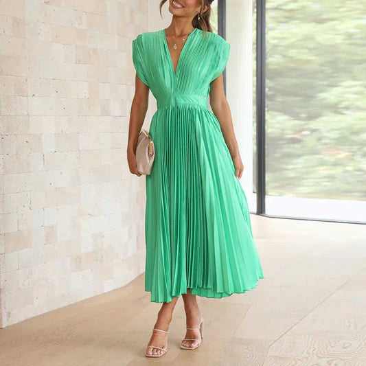 Hedwig - Elegante Mouwloze Dames Jurk