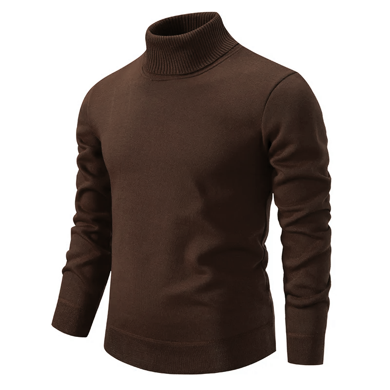Men's Turtleneck Sweater of Soft Cotton – High-Quality & Comfortable Fit