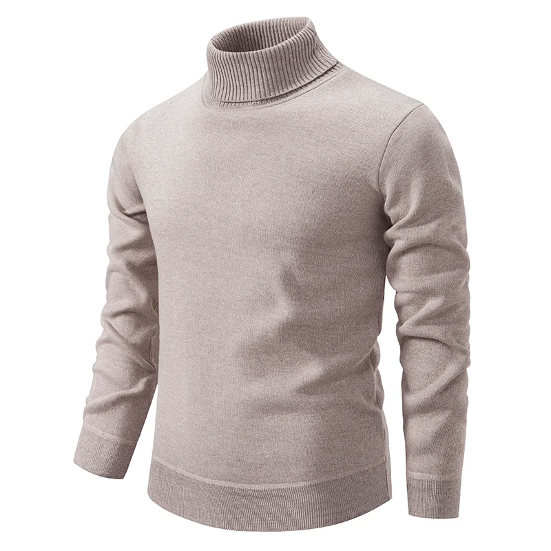 Men's Turtleneck Sweater of Soft Cotton – High-Quality & Comfortable Fit