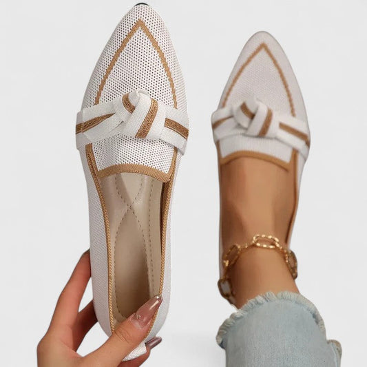 Women's Slip-Ons | Woven Design & Pointed Toe | Comfortable Elegant Shoe