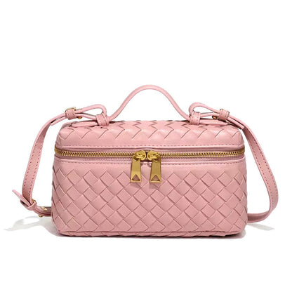 Gevlochten Handtas van Vegan Leer – Elegant & Veelzijdig voor Elke Gelegenheid