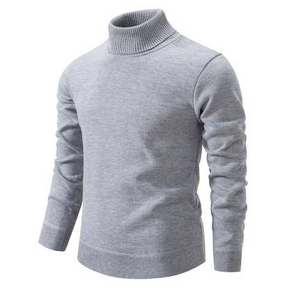 Men's Turtleneck Sweater of Soft Cotton – High-Quality & Comfortable Fit