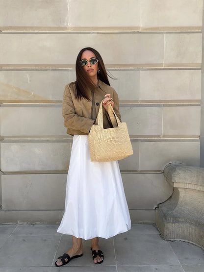 Dames Suède Jas – Korte Stijl met Knopen en Tailored Pasvorm