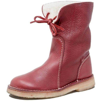 Waterproof fleece women's boots with warm wool lining – Ideal for winter