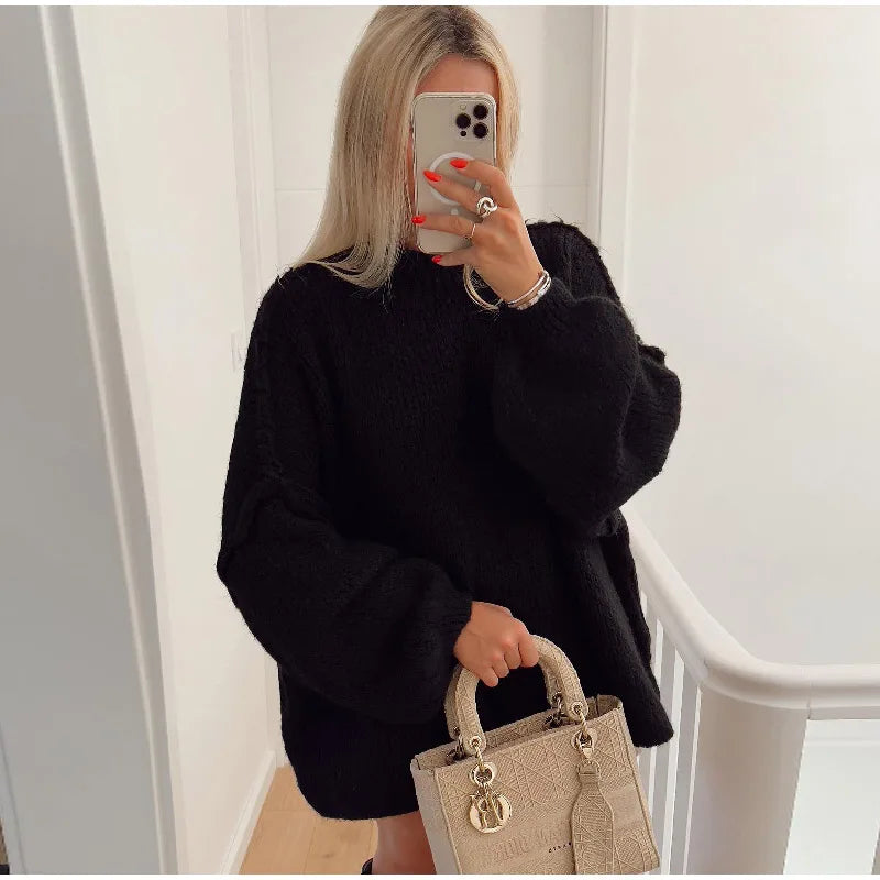 Myna – Zachte Oversized Gebreide Trui voor Dames