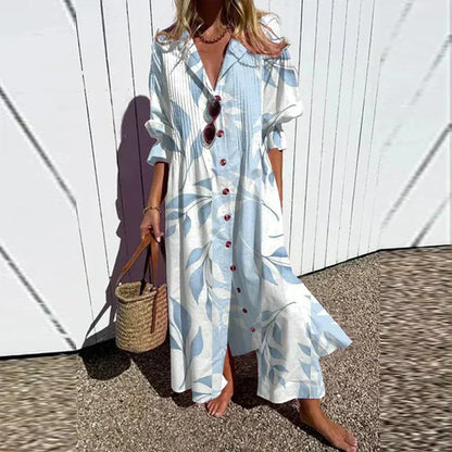 Boho Maxi Jurk Dames | Kleurrijke Print