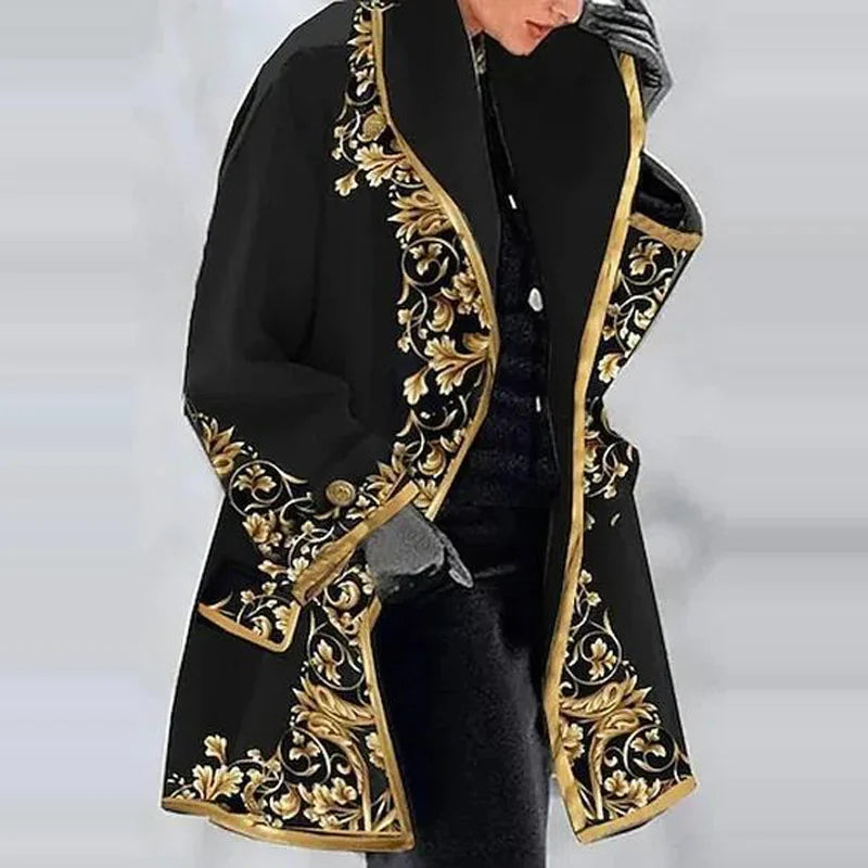 Dames Wintermantel van Zware Wol – Warm, Elegant & Waterafstotend