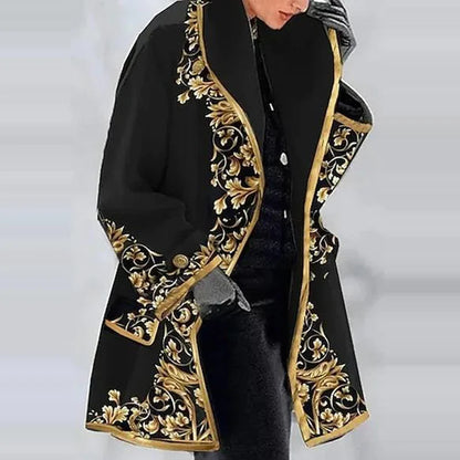 Dames Wintermantel van Zware Wol – Warm, Elegant & Waterafstotend