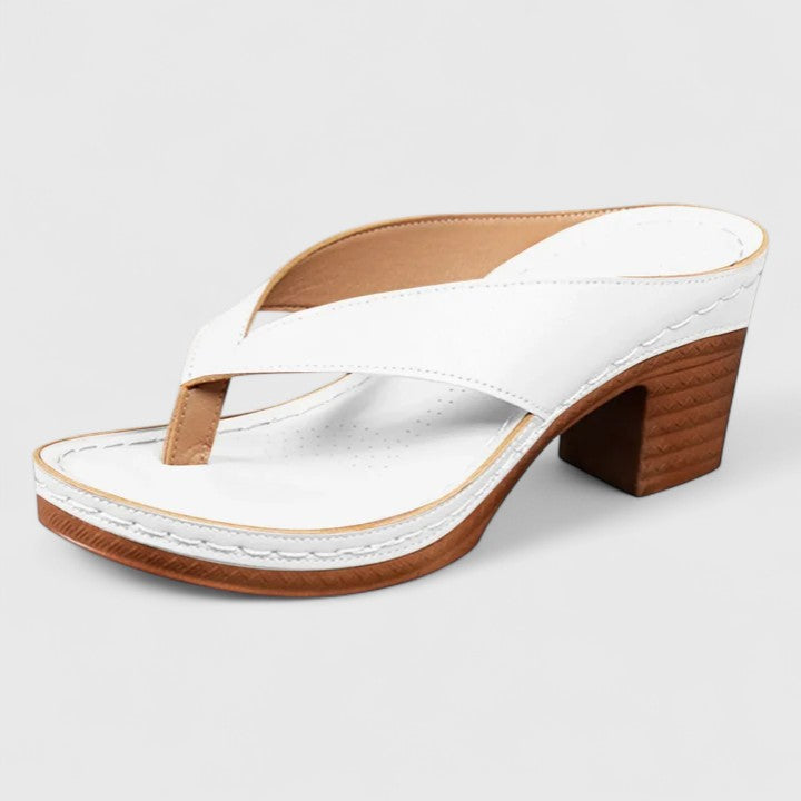 Dames Sandalen met Blokhak en Kruisband – Comfortabele Elegante Zomerschoenen-Schoenen – Dames – Sandalen – Sandalen met Blokhak-Myna Mode-Zwart-US 5 - UK 3-Myna Mode