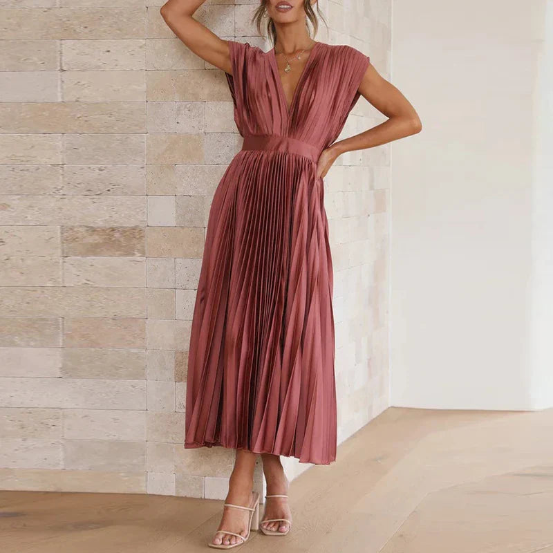 Hedwig - Elegante Mouwloze Dames Jurk