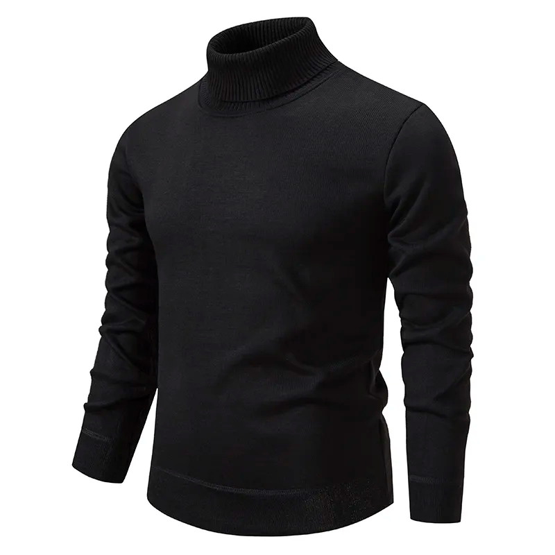 Men's Turtleneck Sweater of Soft Cotton – High-Quality & Comfortable Fit