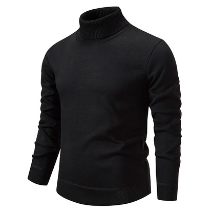 Men's Turtleneck Sweater of Soft Cotton – High-Quality & Comfortable Fit