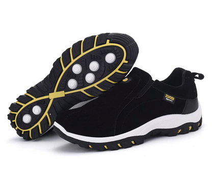 Comfortable Hiking Shoes for Men – Slip-On with Shock Absorption