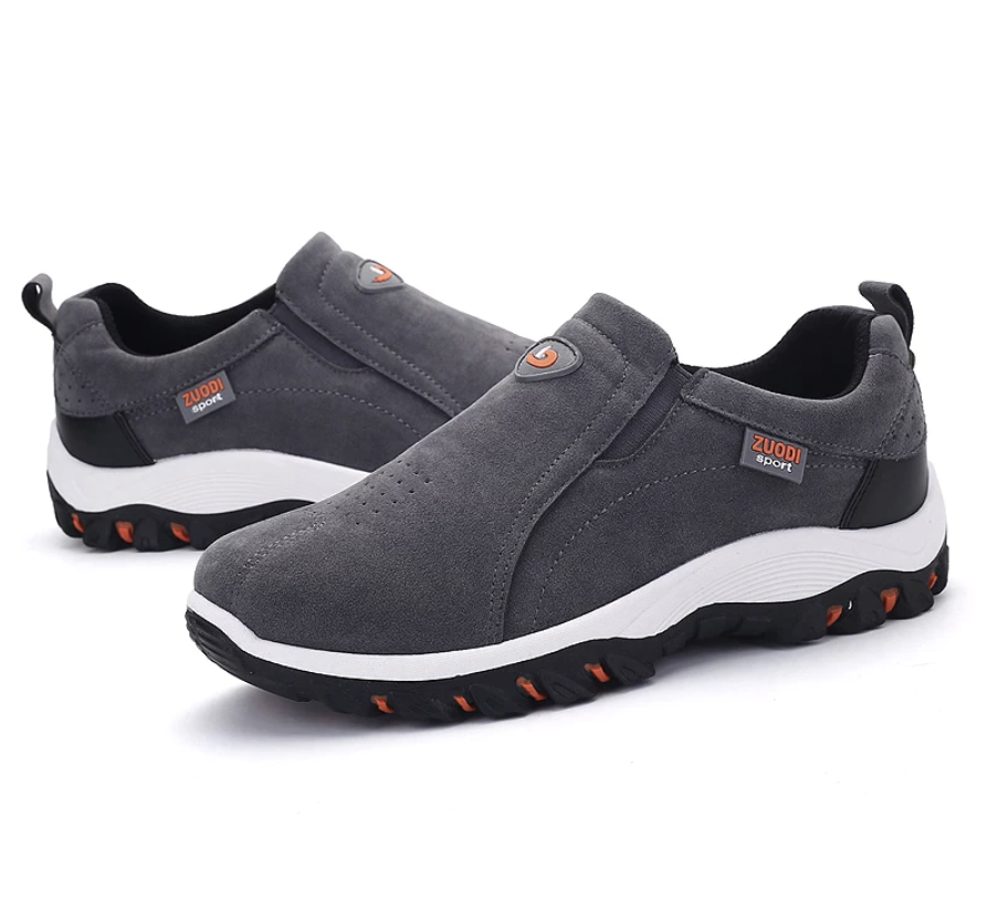 Comfortable Hiking Shoes for Men – Slip-On with Shock Absorption