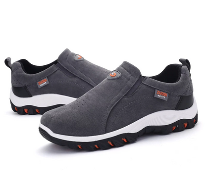 Comfortable Hiking Shoes for Men – Slip-On with Shock Absorption