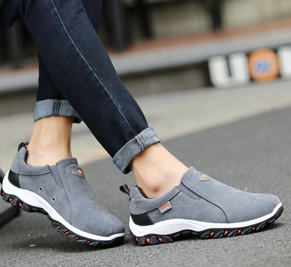 Comfortable Hiking Shoes for Men – Slip-On with Shock Absorption