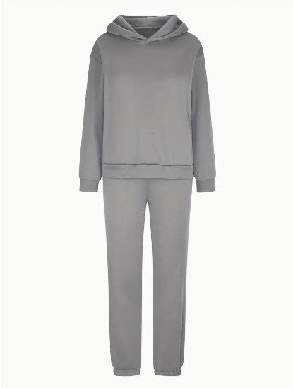 Women's Tracksuit with Hoodie and Long Sleeves – Casual & Comfortable