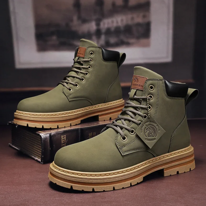 Men's High Ankle Boots – Sturdy & Stylish – Outdoor & Streetwear