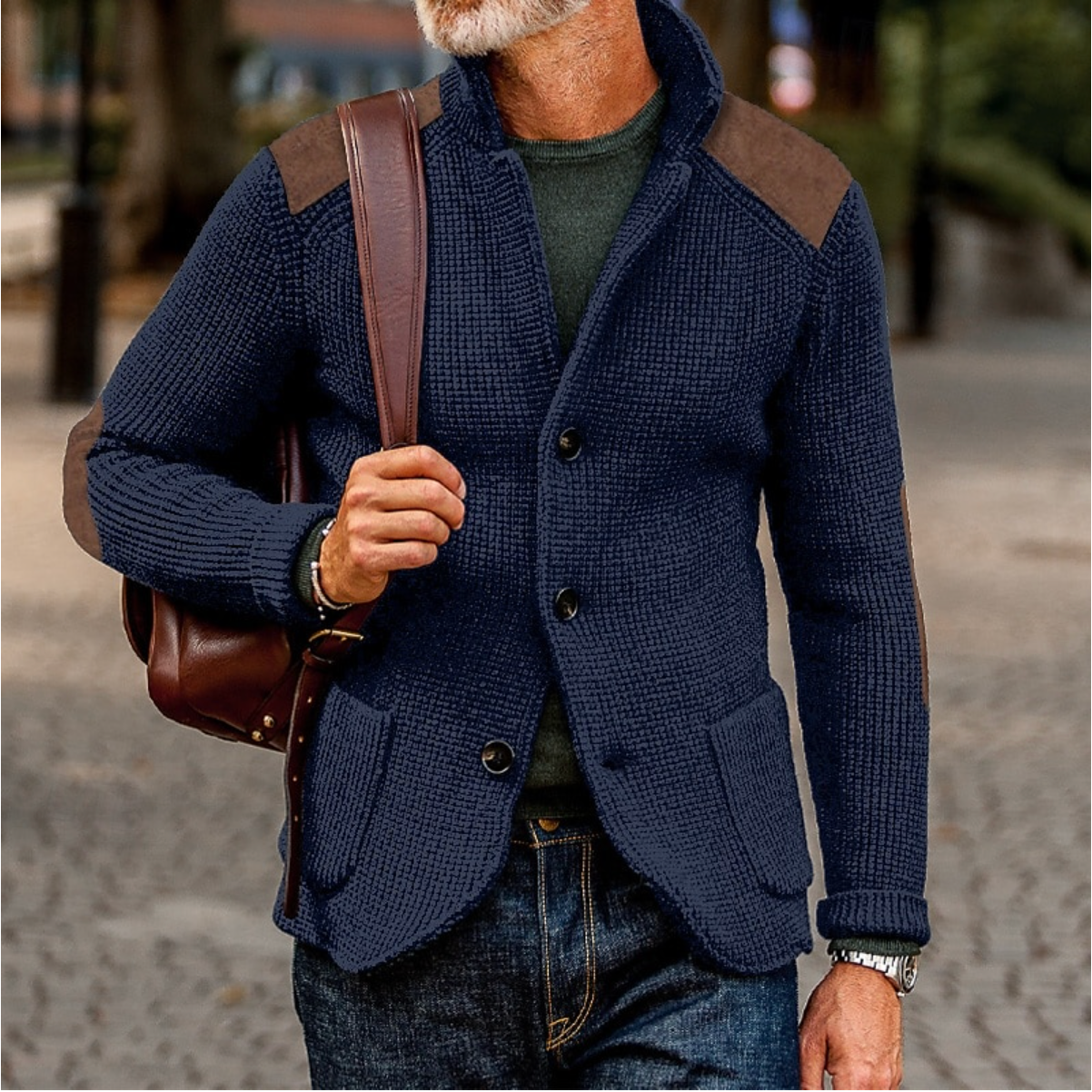Heren Cardigan Trui voor Herfst en Winter – Warm en Stijlvol