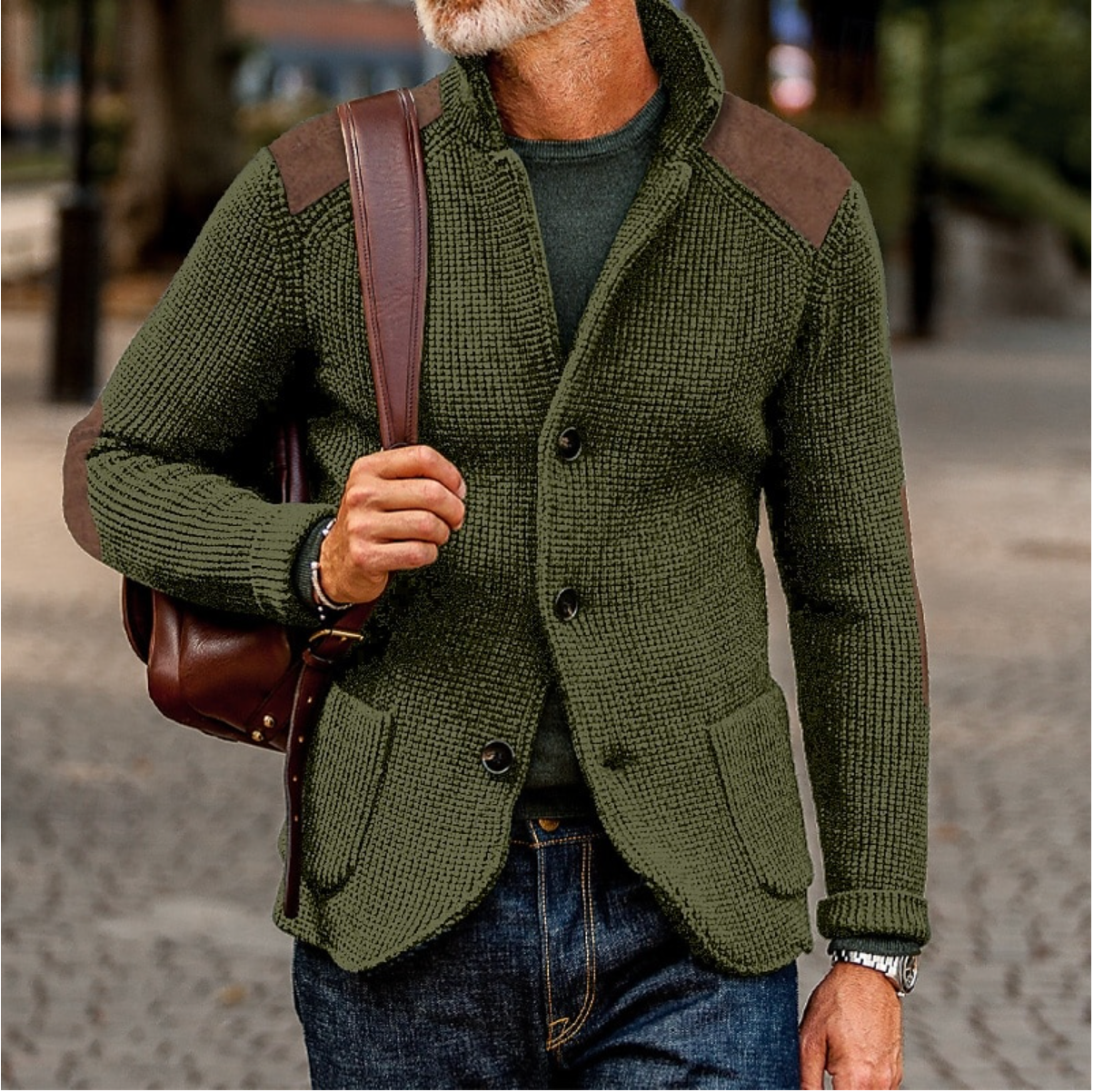 Heren Cardigan Trui voor Herfst en Winter – Warm en Stijlvol