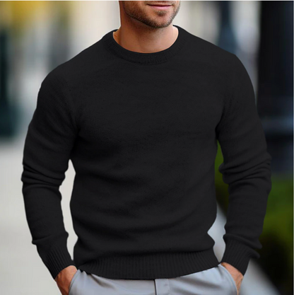 Men's Casual Sweater with Round Neck – Comfortable and Stylish
