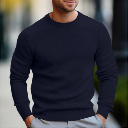 Men's Casual Sweater with Round Neck – Comfortable and Stylish