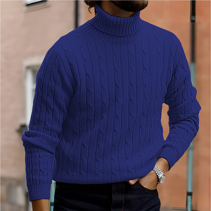 Stylish Turtleneck Sweater for Men – Warm & Elegant