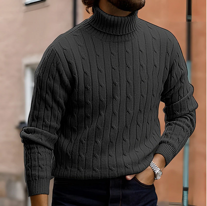 Stylish Turtleneck Sweater for Men – Warm & Elegant