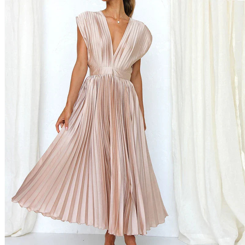 Hedwig - Elegante Mouwloze Dames Jurk