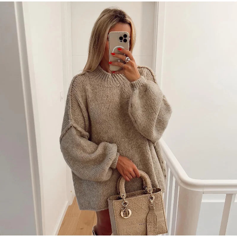 Myna – Zachte Oversized Gebreide Trui voor Dames