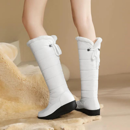 Women's Winter Boots with Fur Lining – Knee-High & Warm for Snowy Days