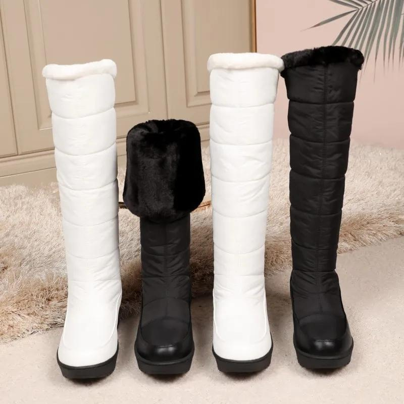 Women's Winter Boots with Fur Lining – Knee-High & Warm for Snowy Days