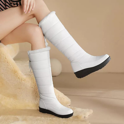 Women's Winter Boots with Fur Lining – Knee-High & Warm for Snowy Days