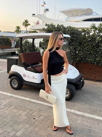 Chique Gevlochten Vegan Leren Clutch – Tijdloze Elegantie