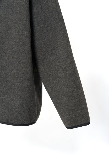 Korte damesmantel in Franse stijl met sjaal – Elegant & minimalistisch design