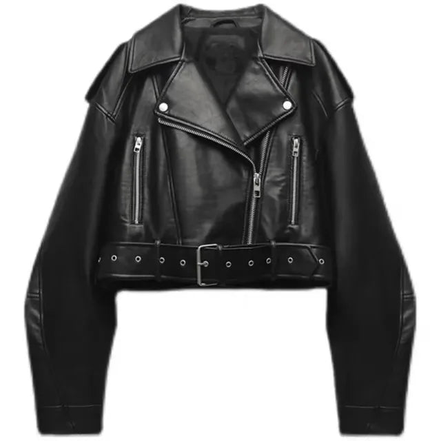 MynaMode | Short Biker Jacket for Women – Modern & Stylish