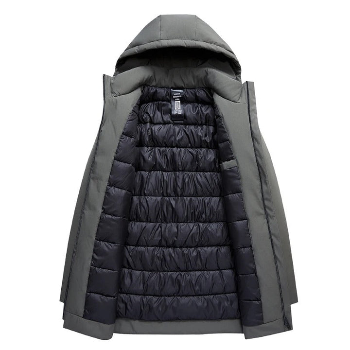 Giel™ Slim Fit Men's Winter Coat with Removable Hood