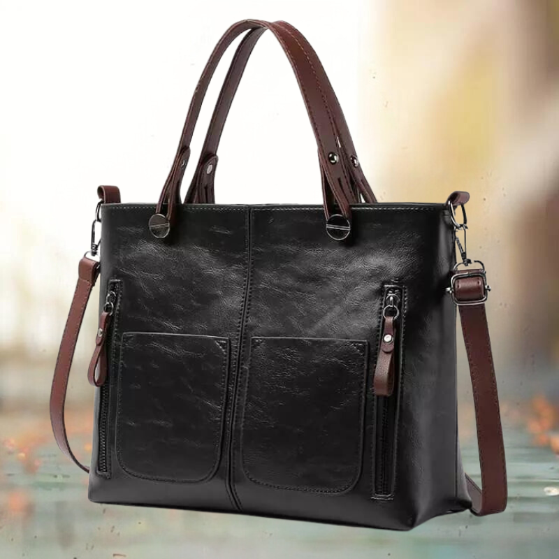 Elegant Vintage Leather Handbag for Women – Durable & Stylish