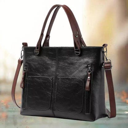 Elegant Vintage Leather Handbag for Women – Durable & Stylish