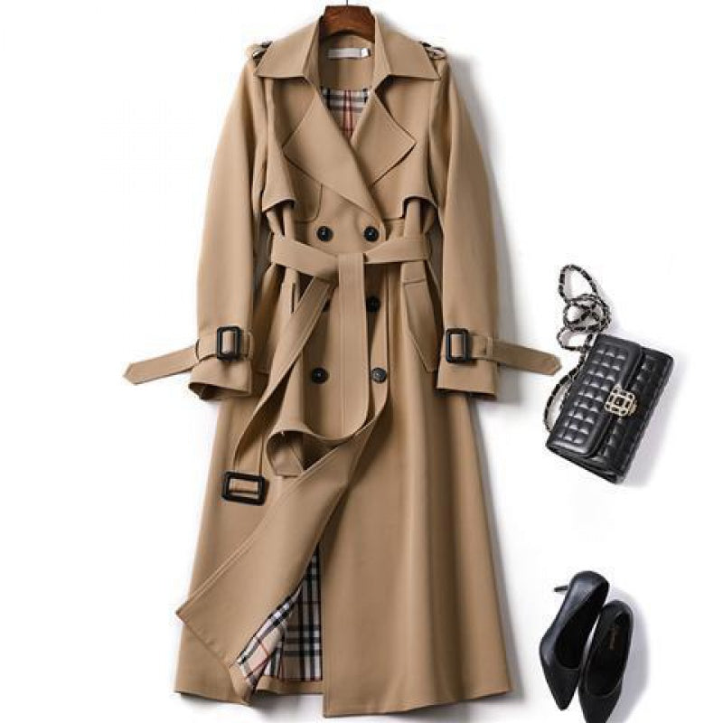 Elegante Trenchcoat voor Dames – Tijdloos, Lichtgewicht en Stijlvol