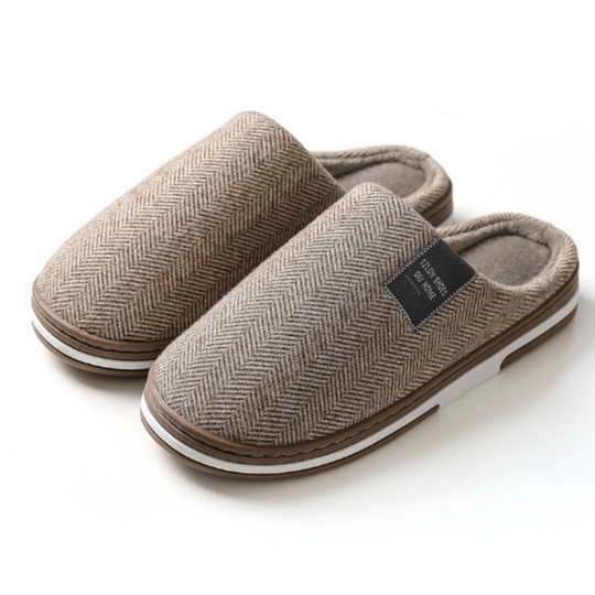Comfortable Men's Slippers – Soft, Warm & Non-slip