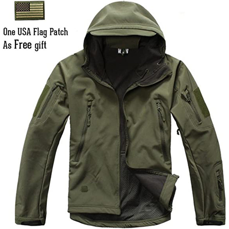 Tactical Softshell Jacket for Men – Waterproof & Windproof Outdoor Jacket