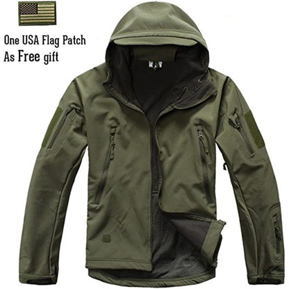 Tactical Softshell Jacket for Men – Waterproof & Windproof Outdoor Jacket