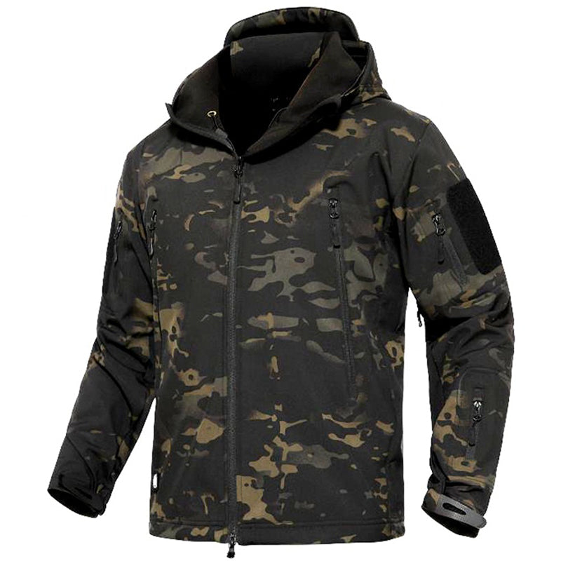 Tactical Softshell Jacket for Men – Waterproof & Windproof Outdoor Jacket
