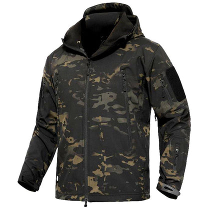 Tactical Softshell Jacket for Men – Waterproof & Windproof Outdoor Jacket