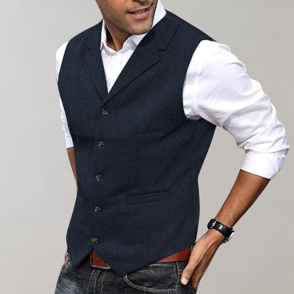 Elegant Men's Waistcoat - Stylish & Durable Men's Vest