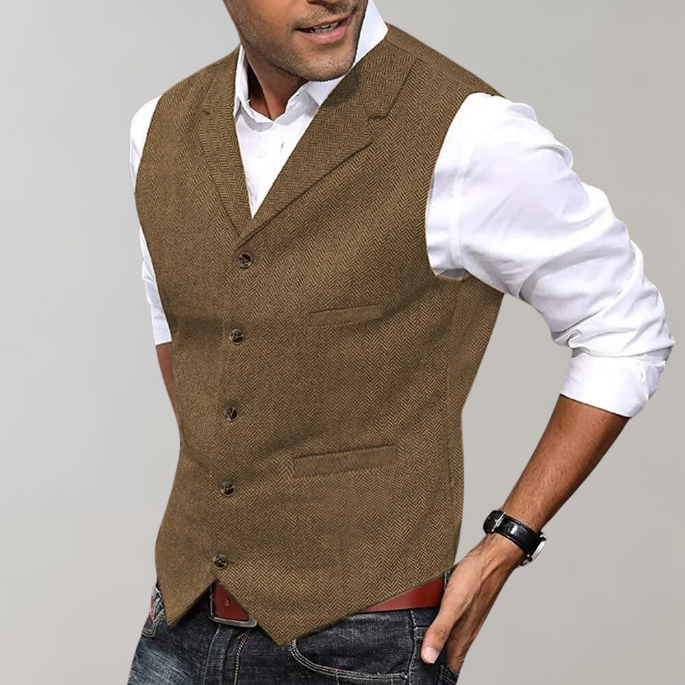 Elegant Men's Waistcoat - Stylish & Durable Men's Vest