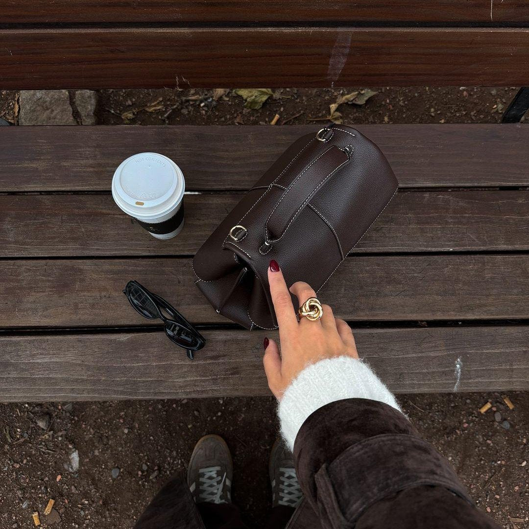 Vegan Leren Handtas – Stijlvolle Aveline Crossbody