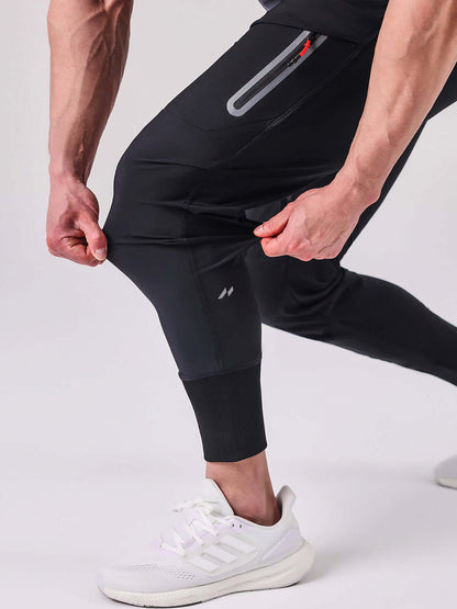 All-Weather Cargo Joggingbroek met Hoge Ribboorden – Waterafstotend